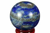 Polished Lapis Lazuli Sphere - Pakistan #171004-1